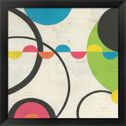 Framed Roundabout II Print