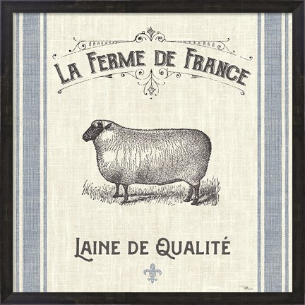 Framed French Farmhouse V Print