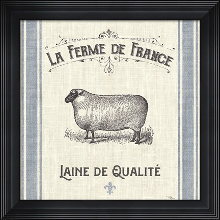 Framed French Farmhouse V Print