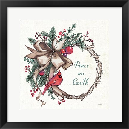 Framed Seasonal Charm IV Print