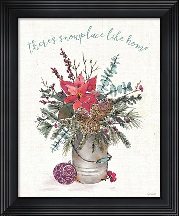 Framed Seasonal Charm III Print