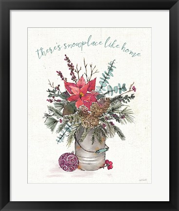 Framed Seasonal Charm III Print