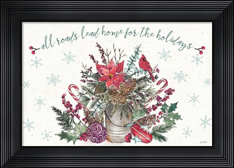 Framed Seasonal Charm I Print
