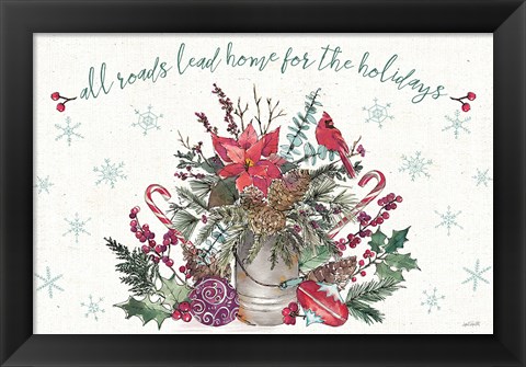 Framed Seasonal Charm I Print