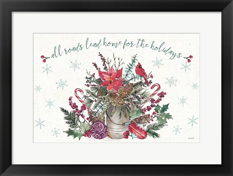 Framed Seasonal Charm I Print