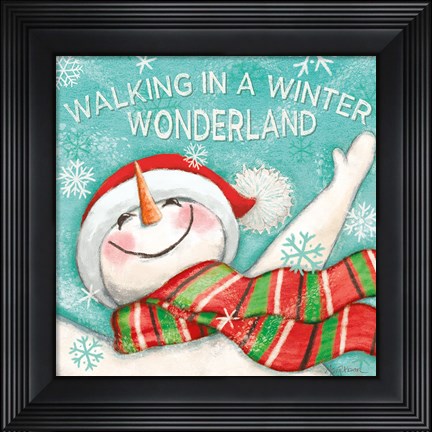 Framed Let it Snow V Eyes Open Print