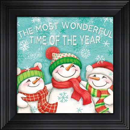 Framed Let it Snow VII Eyes Open Print