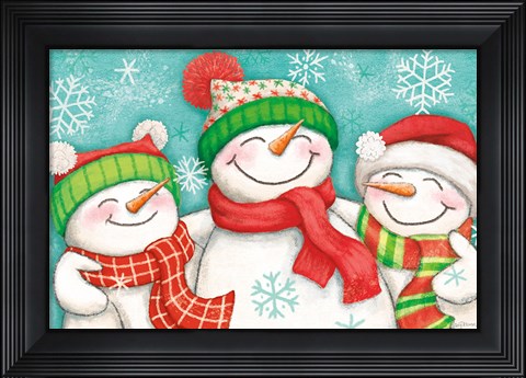 Framed Let it Snow III Print
