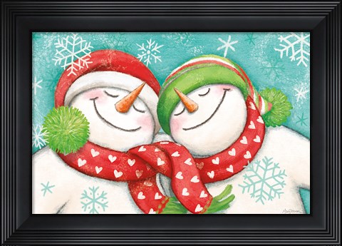 Framed Let it Snow II Print