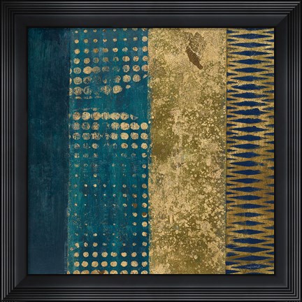Framed Juxtapose III Metallic Print