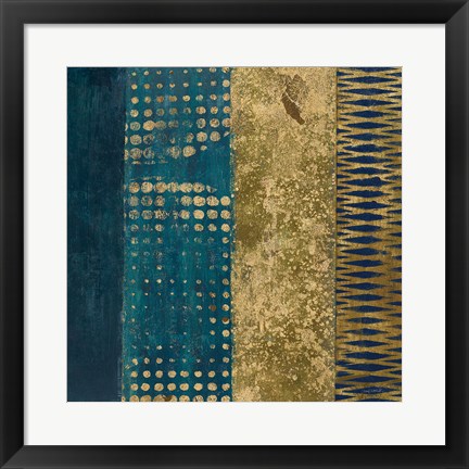 Framed Juxtapose III Metallic Print