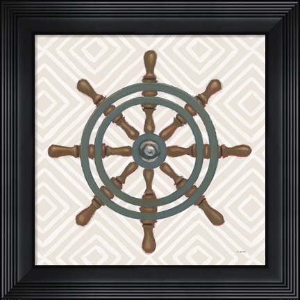 Framed Day at Sea IV Print