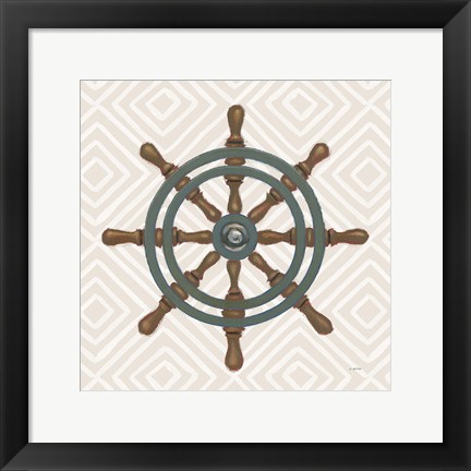 Framed Day at Sea IV Print