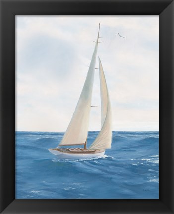 Framed Day at Sea I Print