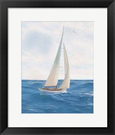 Framed Day at Sea I Print