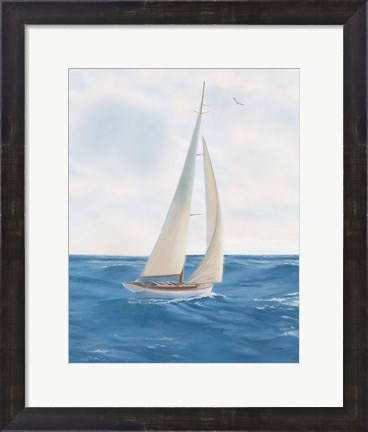 Framed Day at Sea I Print