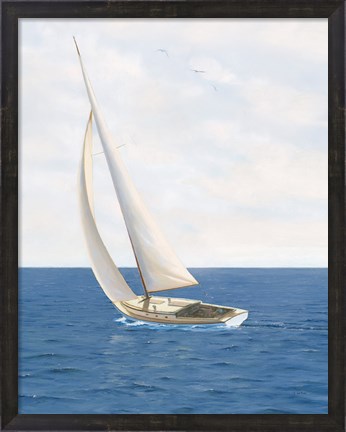Framed Day at Sea II Print