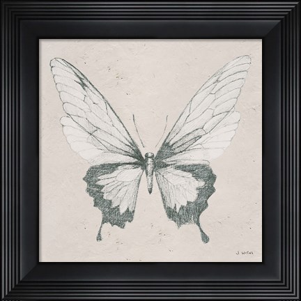 Framed Soft Summer Sketches V Print