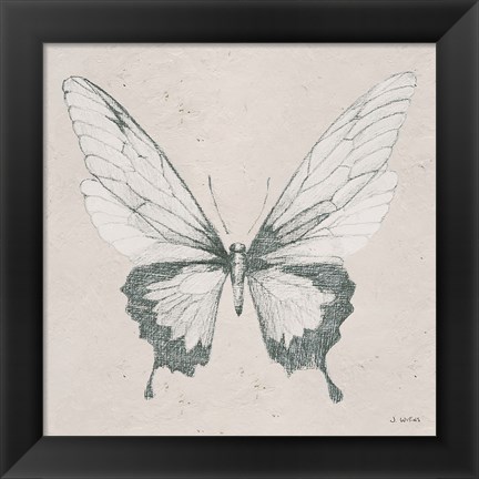 Framed Soft Summer Sketches V Print