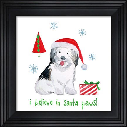 Framed Christmas Critters III Print