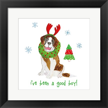 Framed Christmas Critters II Print