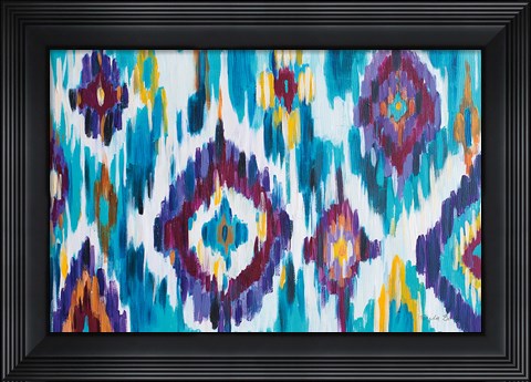 Framed Ikat Jewel I Print