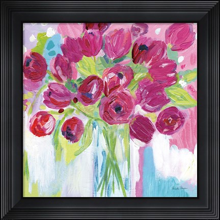 Framed Joyful Tulips Print