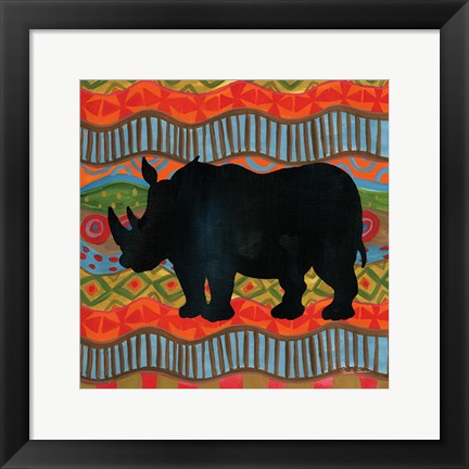 Framed African Animal IV Print