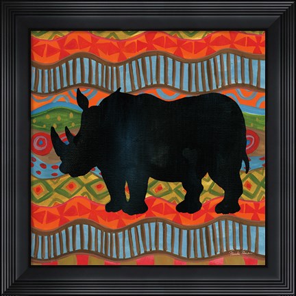 Framed African Animal IV Print