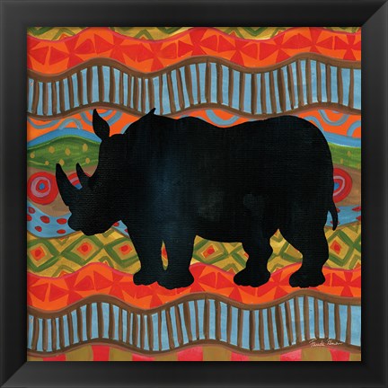 Framed African Animal IV Print