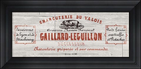 Framed Animal Bill of Sales I Gray Wood Print