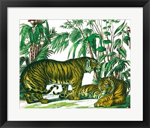 Framed Jungle Flair V Print