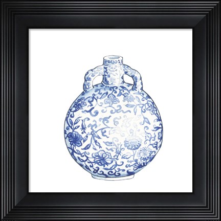 Framed Ginger Jar IV on White Print