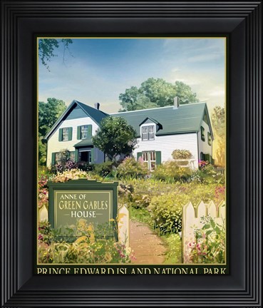 Framed Anne of Green Gables House Print