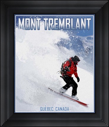 Framed Mont Tremblant Print