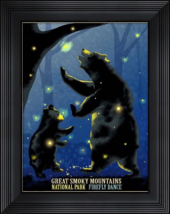 Framed Firefly Dance Print