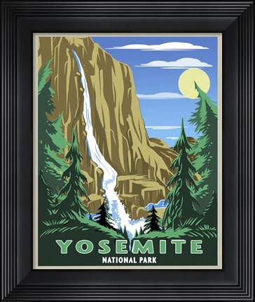 Framed Yosemite National Park: Day Print