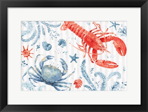 Framed Nautical Life VIII Print