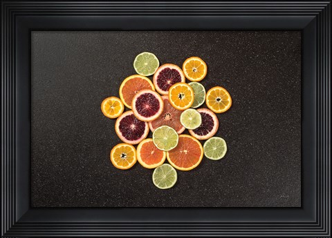 Framed Citrus Drama II Print