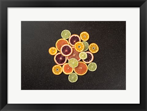 Framed Citrus Drama II Print