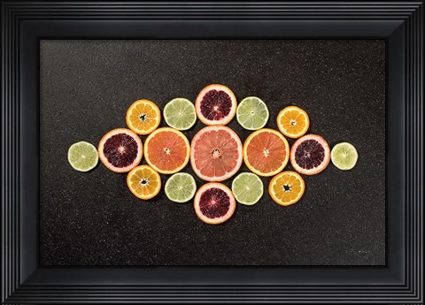 Framed Citrus Drama III Print