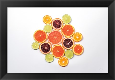 Framed Sunny Citrus I Print