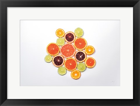 Framed Sunny Citrus I Print