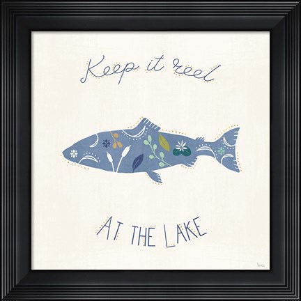 Framed Otomi Lake IX Print