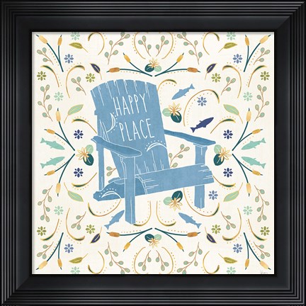 Framed Otomi Lake IV Print