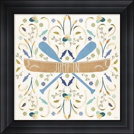 Framed Otomi Lake III Print