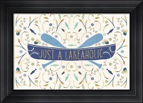 Framed Otomi Lake I Print