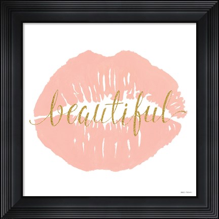 Framed Wake Up and Make Up IV Print