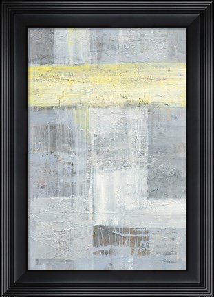 Framed Patchwork Abstract I Print