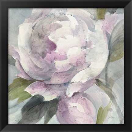 Framed Twilight Peony Print